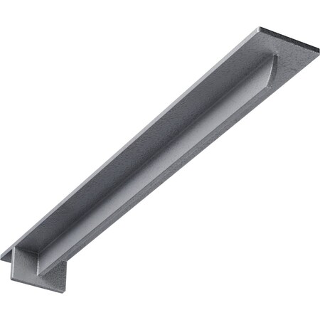 Ekena Millwork Heaton Hidden Support Steel Bracket w/ 20" Support Depth, Hammered Light Blue 3"W x 24"D x 2"H BKTM03X24X02HEHLB